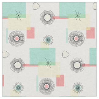 Atomic Retro Geo Fabric