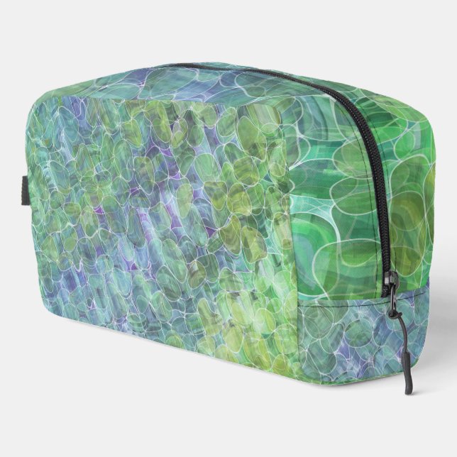 atomic sea glass : zippered get-ready bag (Right Corner)