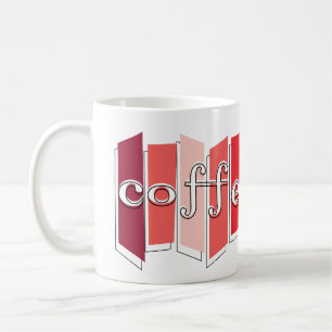 Atomic Style Retro Coffeetime Coffee Mug (red)