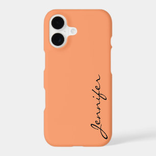 Atomic tangerine colour background