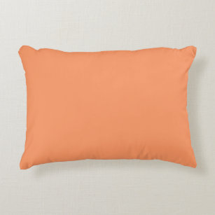 Atomic Tangerine  (solid colour)   Decorative Cushion
