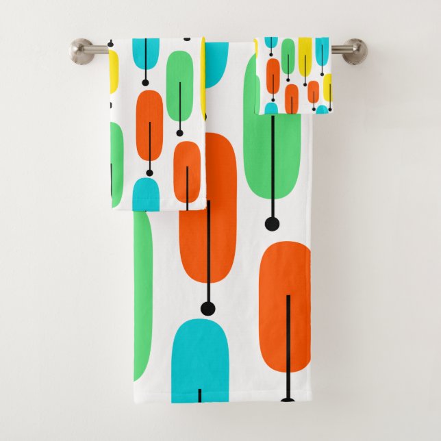 Atomic Trees Bath Towel Set (Insitu)
