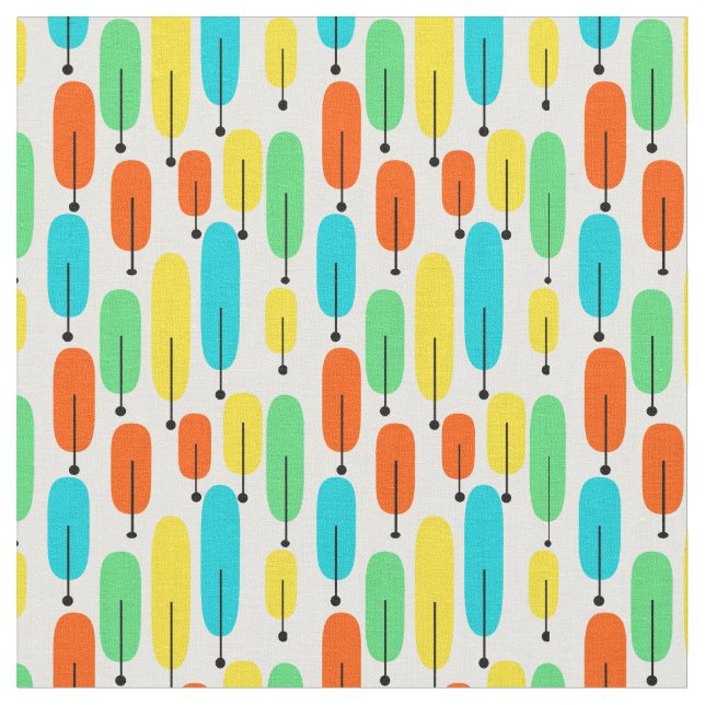 Atomic Trees Fabric (Close Up)