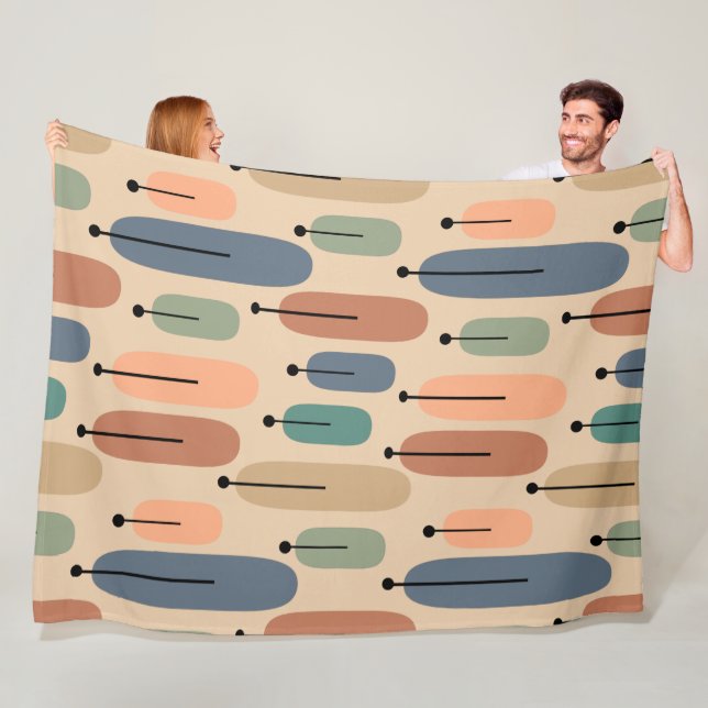 Atomic Trees Retro Fleece Blanket (In Situ)
