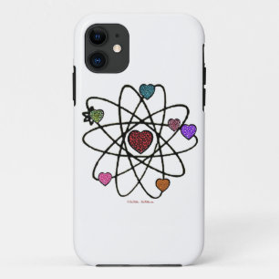 Atomic Valentine Leopard Print Hearts Case-Mate iPhone Case