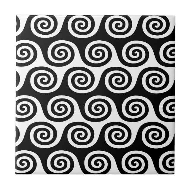 Atomic Wave Pattern Tile (Front)
