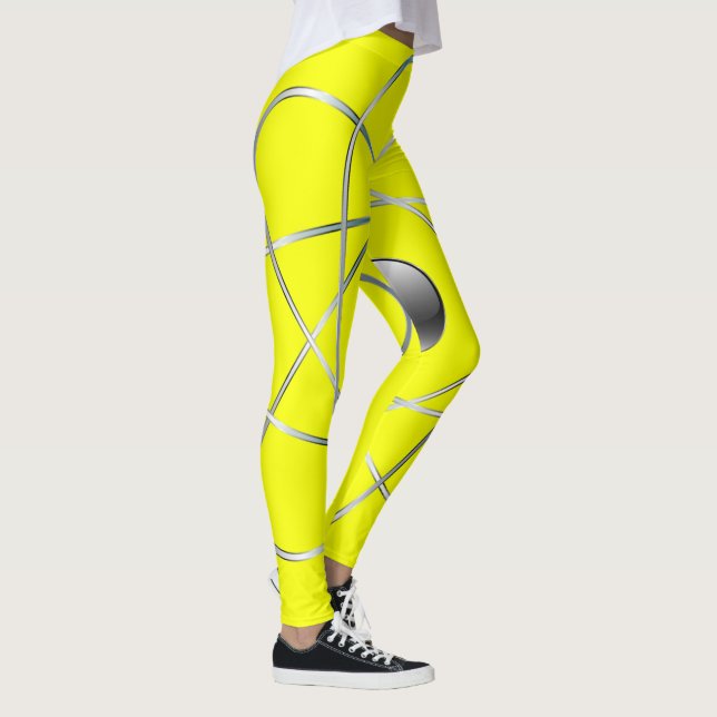 Atomic Yellow Leggings (Right)