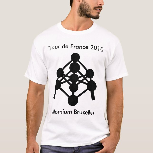 Atomium Bruxelles - Tour de France 2010 T-Shirt (Front)