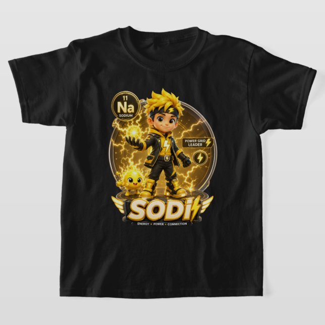 ATOMIVRA Sodium Character T-Shirt (Laydown)