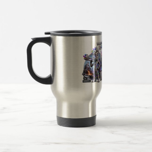 ATOMIVRA Vanadium  Travel Mug (Left)