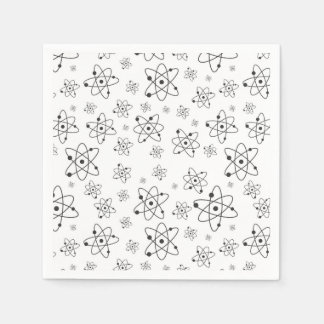 Atoms Pattern Science Chemistry Napkin