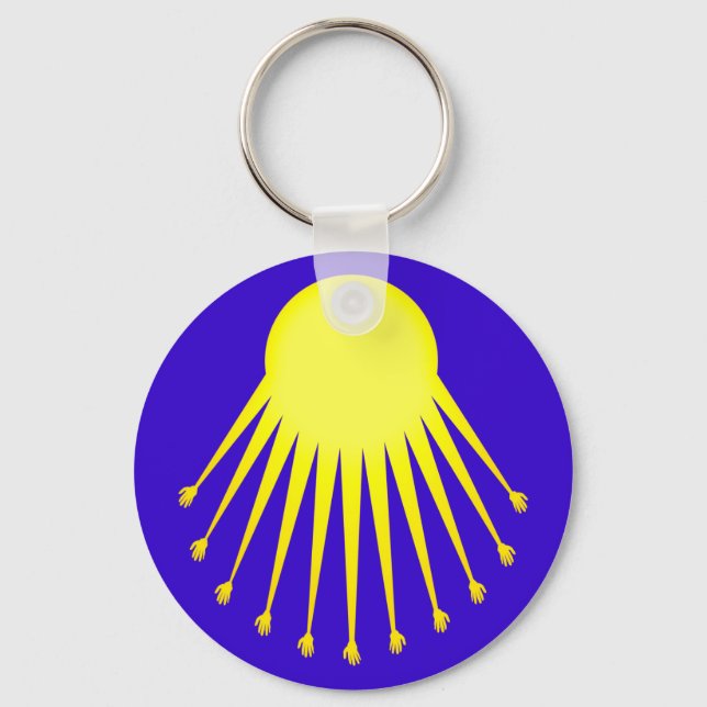 Aton Sonnengott sun god Key Ring (Front)