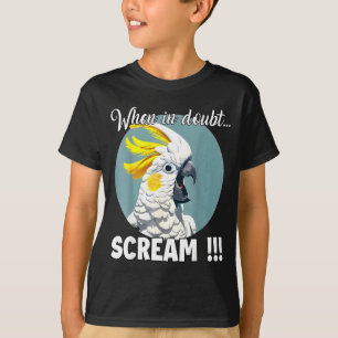 Atoo Meme T, Funny Screaming Sulphur-crested Atoo  T-Shirt