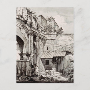 Atrium of the Portico of Octavia in Rome Postcard