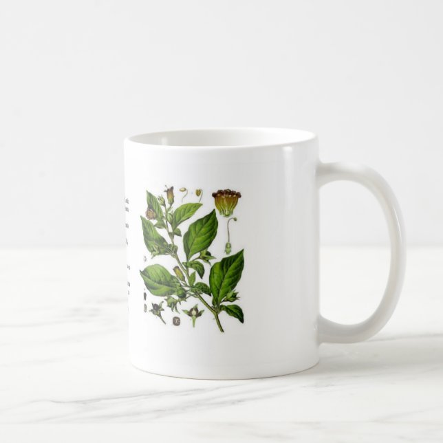 Atropa belladonna coffee mug (Right)