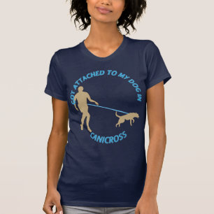 Attached to My Dog in Canicross T-Shirt