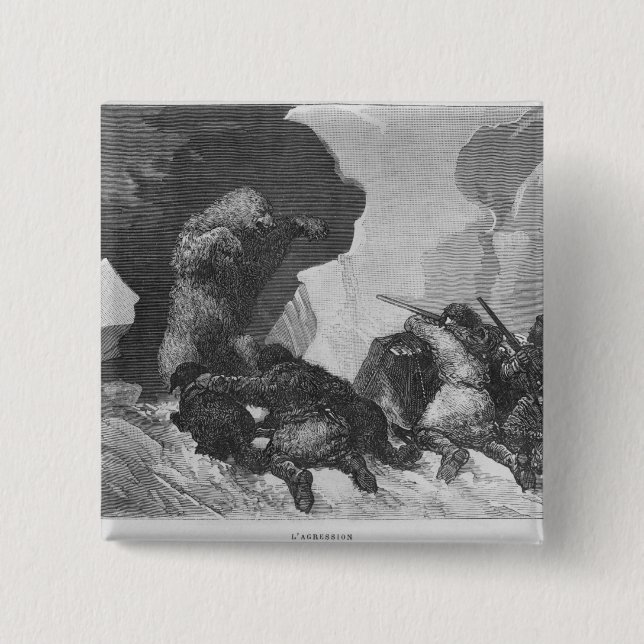 Attack 15 Cm Square Badge (Front)