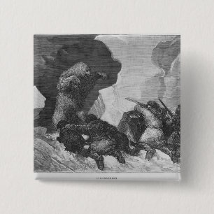 Attack 15 Cm Square Badge