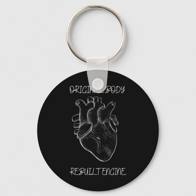 Attack And Heart Disease Survivor  Key Ring (Front)