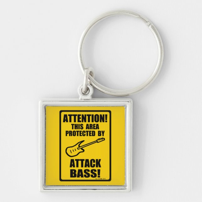 Attack Bass Key Ring (Front)