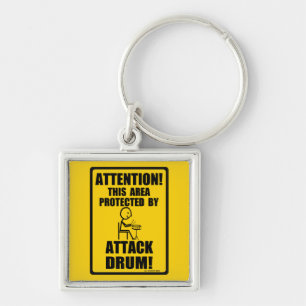 Attack Drum Key Ring