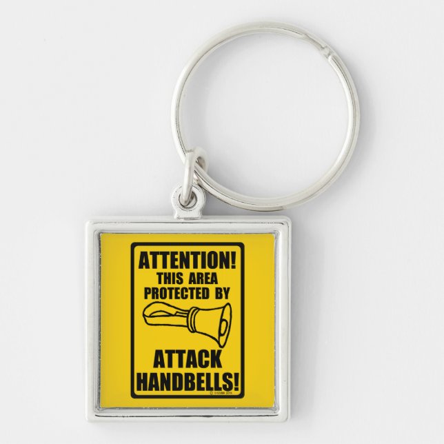 Attack Handbells Key Ring (Front)