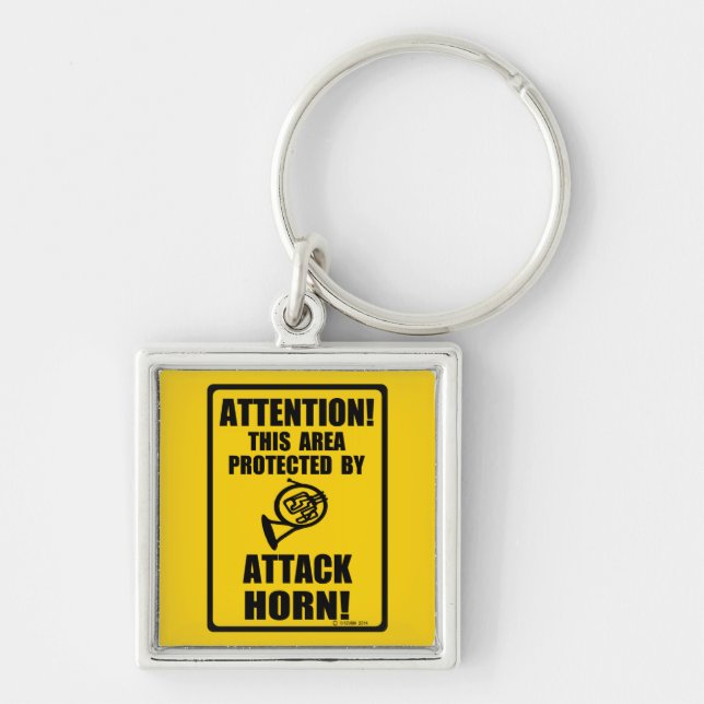 Attack Horn Key Ring (Front)