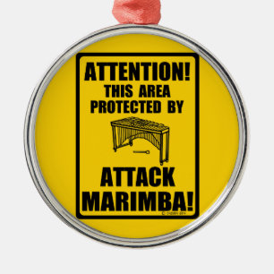 Attack Marimba Metal Tree Decoration