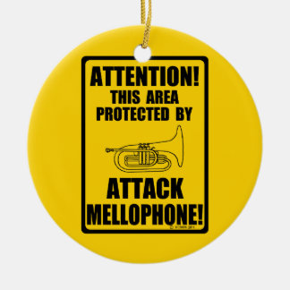 Attack Mellophone Ceramic Tree Decoration