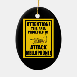 Attack Mellophone Ceramic Tree Decoration