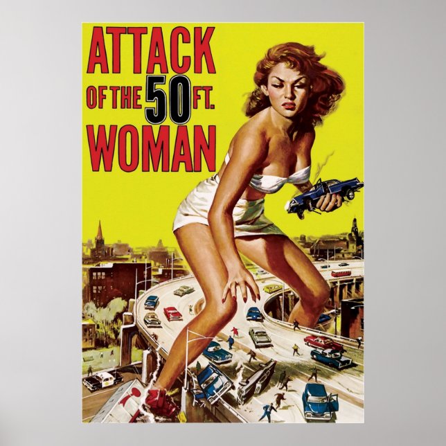 Attack Of The 50 Foot Woman Poster (Front)