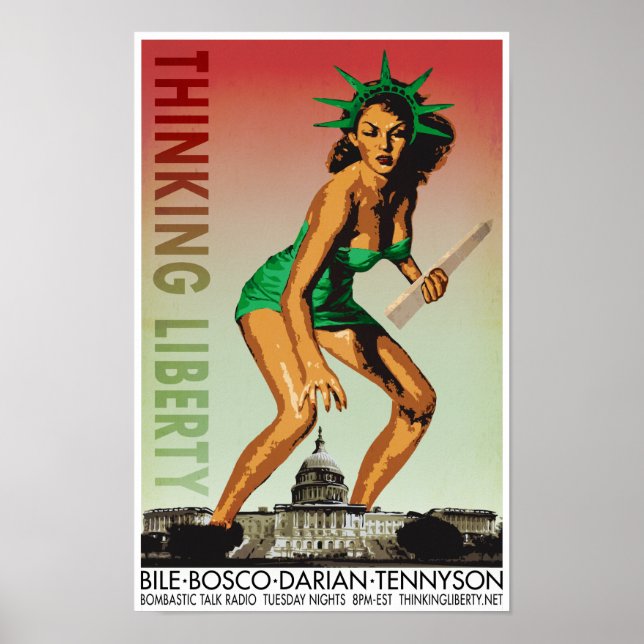 Attack of the 50ft Anarchist Poster (Front)