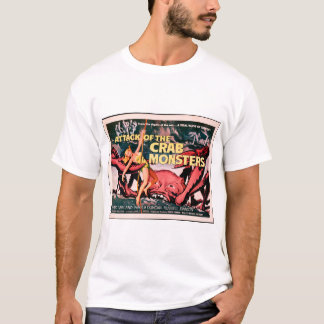 Attack of the Crab Monsters 1957 Horror Movie Post T-Shirt