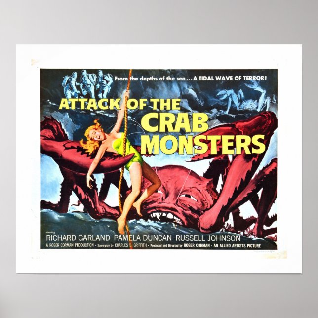 Attack of the Crab Monsters Poster (Front)