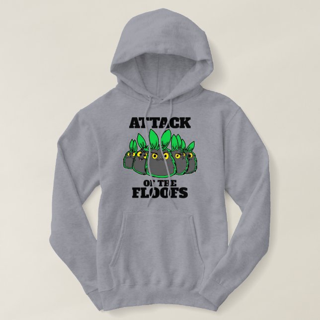 ATTACK OF THE FLOOFS HOODIE (Design Front)