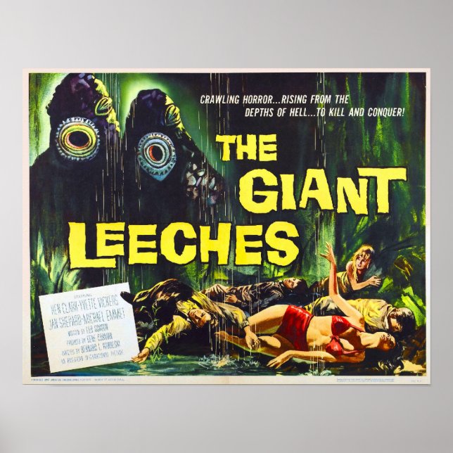 Attack of the Giant Leeches Poster (Front)