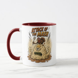 Attack of the Mash Thanksgiving Design Mug