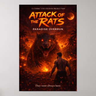 Attack of the Rats — Paradise Overrun Poster