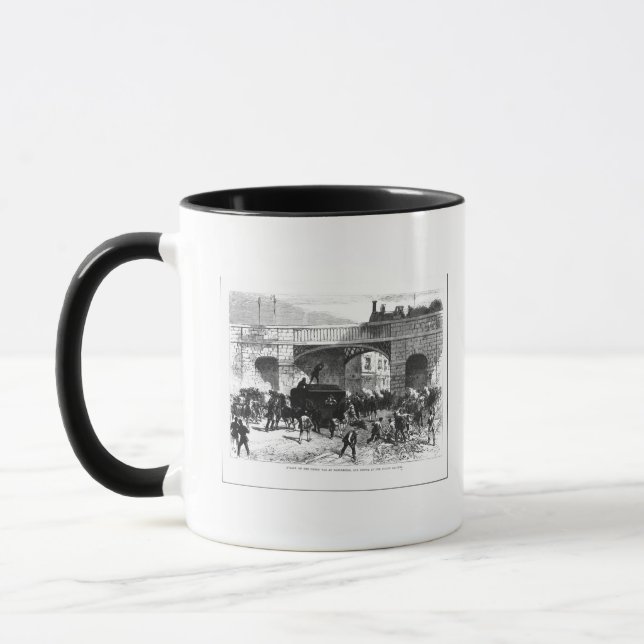 Attack on the Prison Van at Manchester Mug (Left)