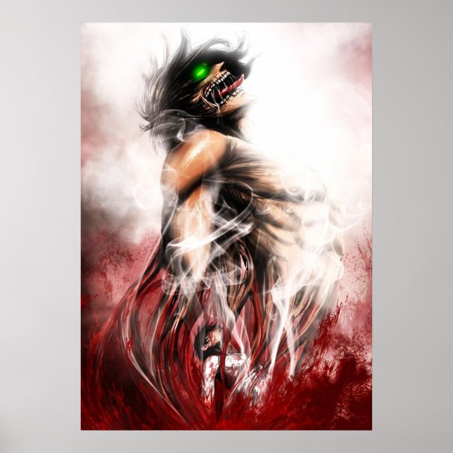 Attack on Titan Eren  Poster (Front)