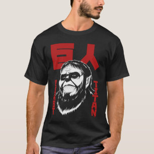 Attack on Titan Season 4 Beast Titan & Large Kanji T-Shirt