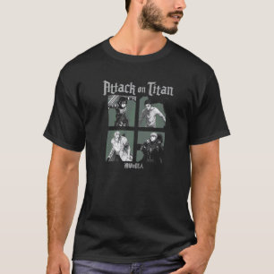 Attack On Titan Season 4 Character Squares T-Shirt