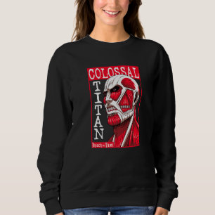 Attack on Titan Season 4 Colossal Titan Red Frame Sweatshirt