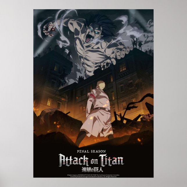 Attack On Titan Season 4 Final Season  Poster (Front)