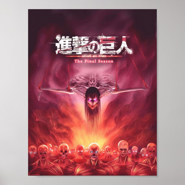 attack on titan the final season part II Poster (Front)