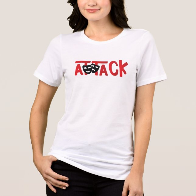 ATTACK Strike with Power Tri-Blend Shirt (Front)