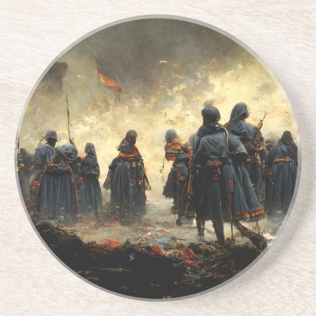 Attack the place coaster (Front)