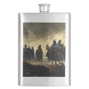 Attack the place hip flask