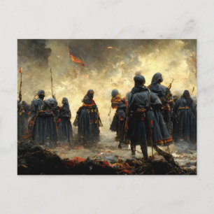 Attack the place postcard