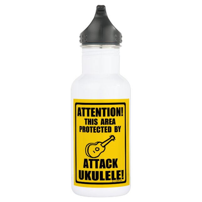 Attack Ukulele 532 Ml Water Bottle (Right)